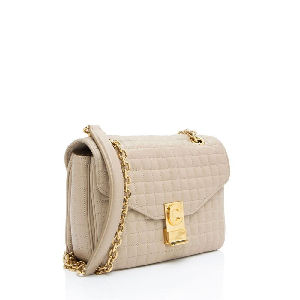 Celine Quilted Leather C Medium Flap Bag - Picture 2 of 15